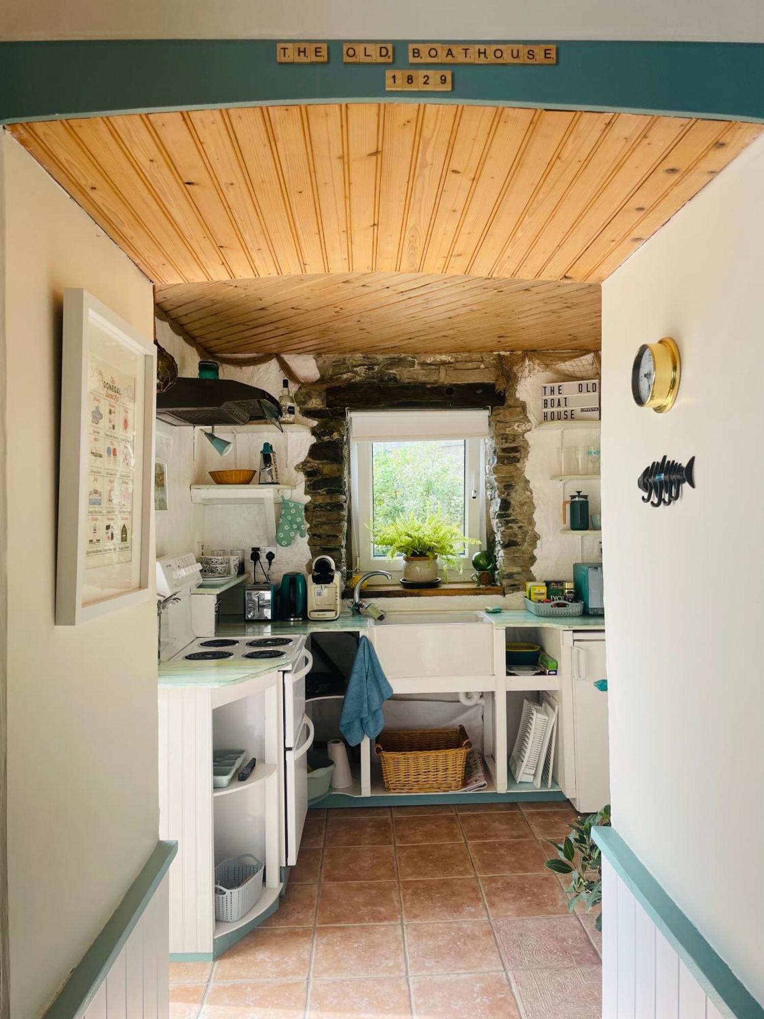 Apartamento The Old Boathouse At Bunbeg Harbour Exterior foto